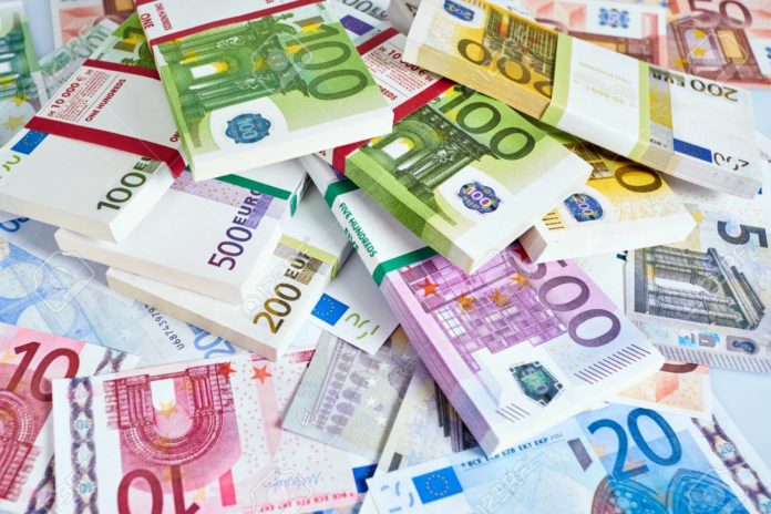 Euro Money. euro cash background. Euro Money Banknotes