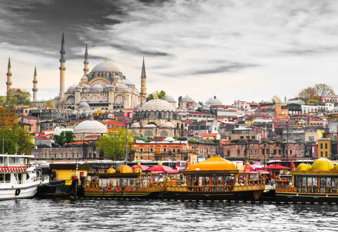 Istanbul the capital of Turkey, eastern tourist city.