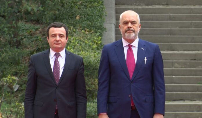 albin-kurti-edi-rama-tirana-albania