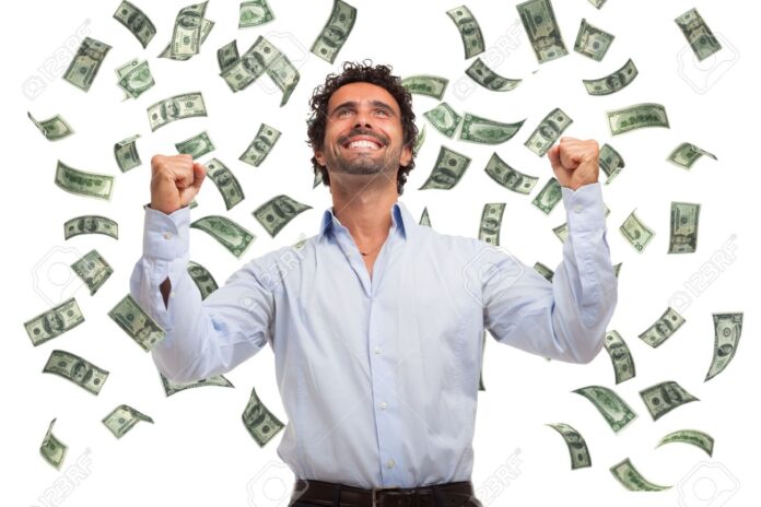 55653119-happy-man-enjoying-a-rain-of-money