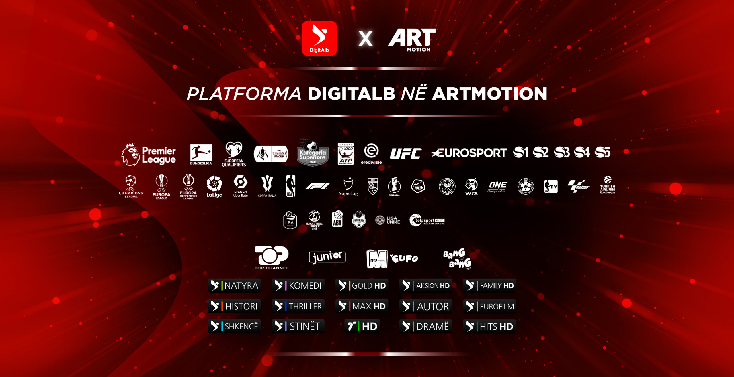 Digitalb channels, from May 1st, on Artmotion!