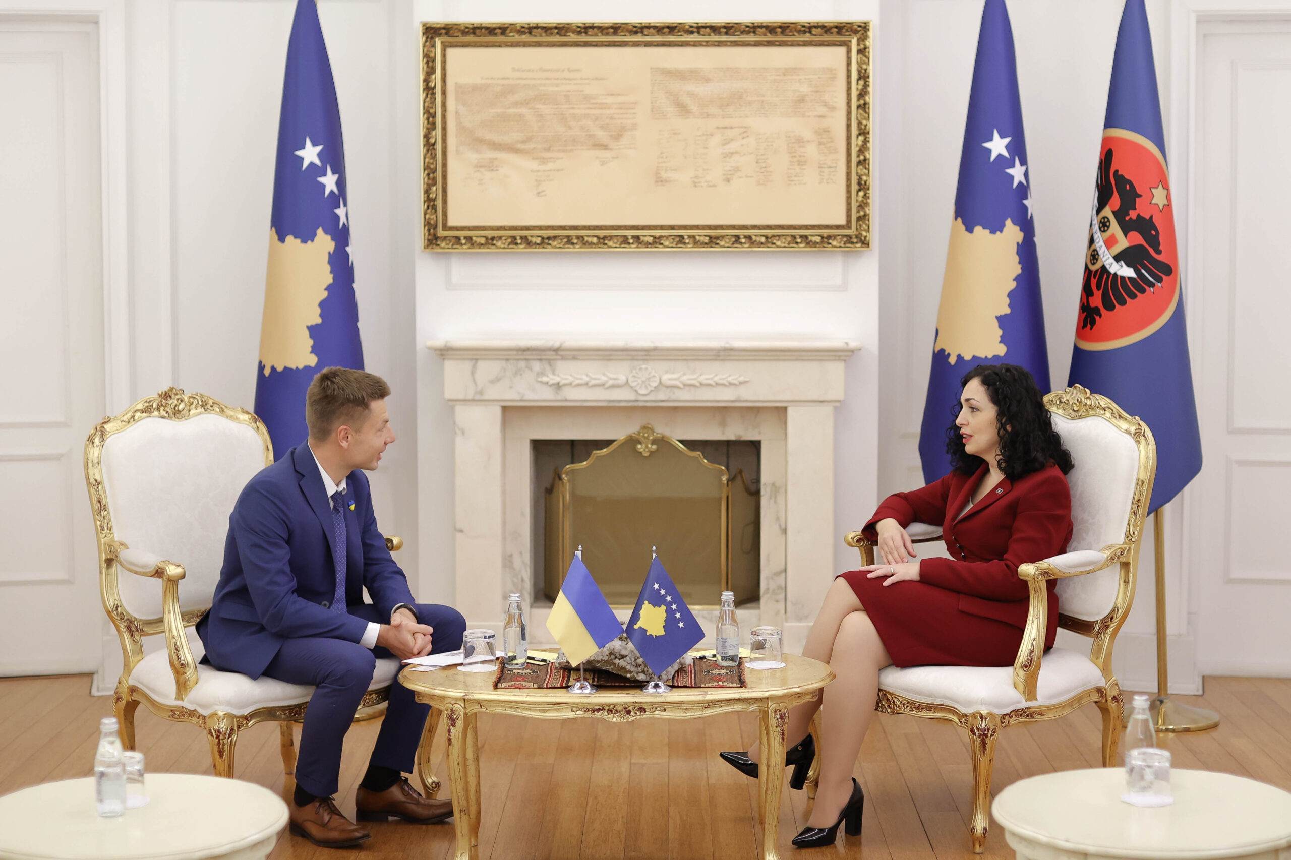 Presidentja Osmani takon deputetin ukrainas që po bën thirrje për njohjen e Kosovës