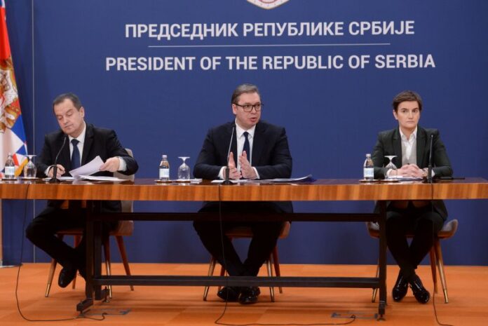 IVICA DACIC, ALEKSANDAR VUCIC, ANA BRNABIC