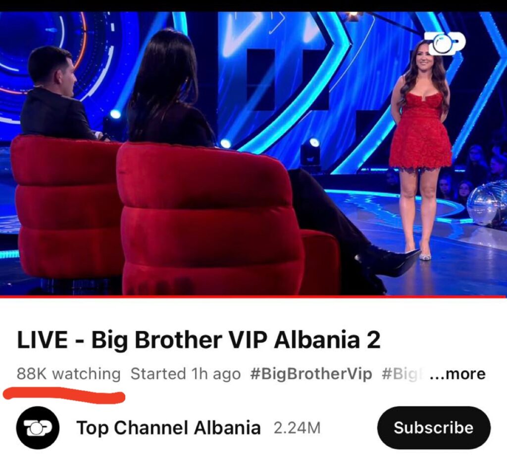 Fillon Big Brother VIP Albania 2, thyen çdo rekord të shikueshmërisë që në  natën e parë