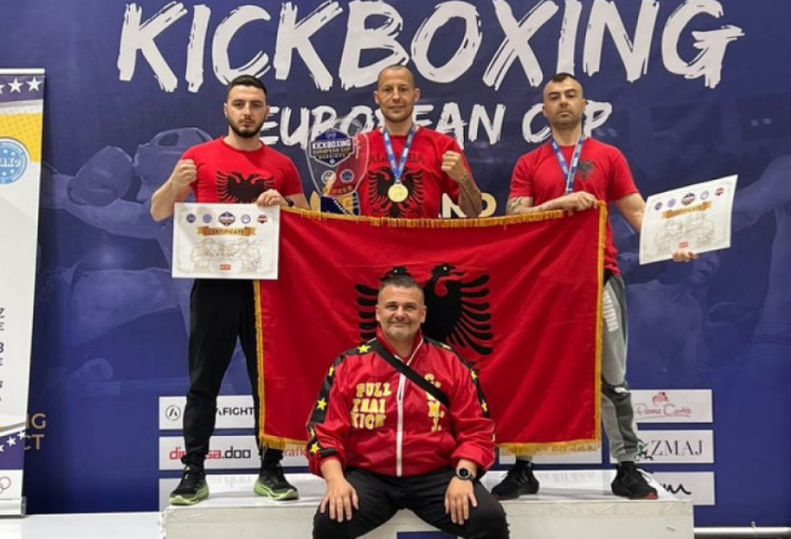 Një medalje ari dhe një argjendi, Shqipëria shkëlqen në Europian të kikboksit