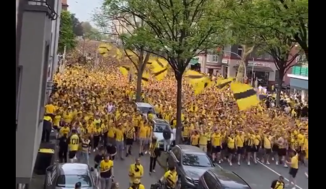 Tifozët e Dortmundit ”pushtojnë” Londrën para finales së madhe