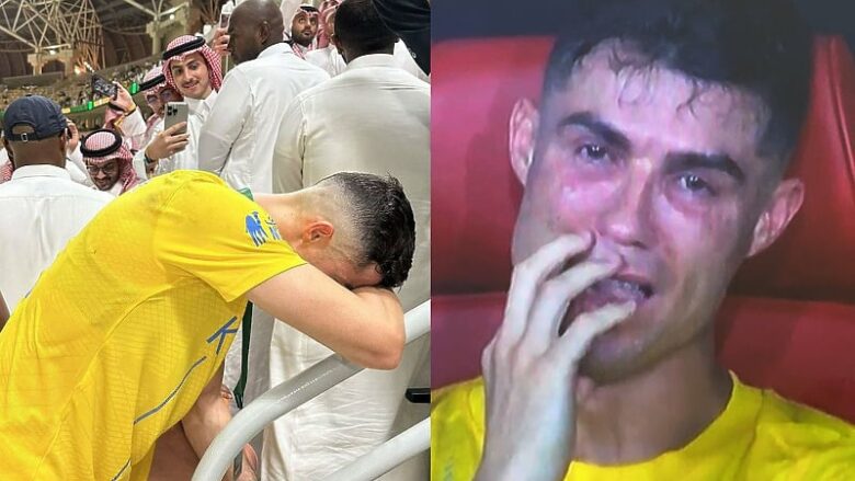 Humbi finalen e Kupës me Al-Nassr, Ronaldo qau si kurrë më parë në karrierën e tij