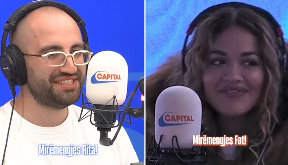 “Mirëmëngjesi”, Rita Ora befasohet në në një radio në Skoci, moderatori del të jetë shqiptar