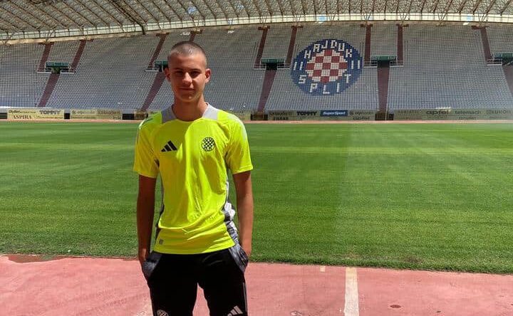 Super talenti, Jon Shalani në prova tek gjiganti kroat, Hajduk Split