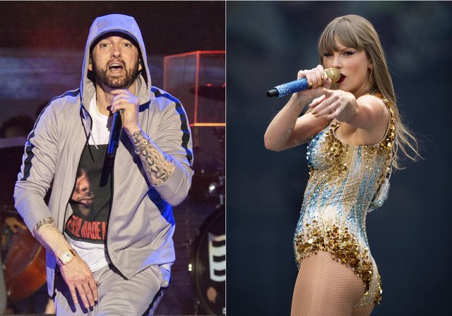 Eminem rrëzon Taylor Swift nga froni, albumi i tij i fundit kryeson listat