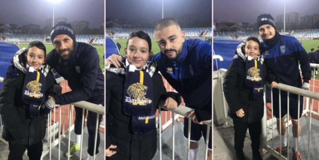 Muriqi, Zhegrova e Muslija gëzojnë një futbollist të vogël