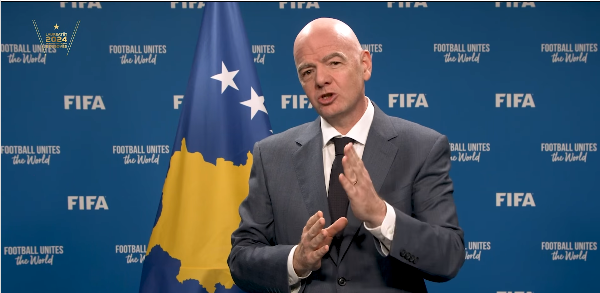 Infantino me një videomesazh lavdëron Kosovën, s’e harron të ndjerin Fadil Vokrri