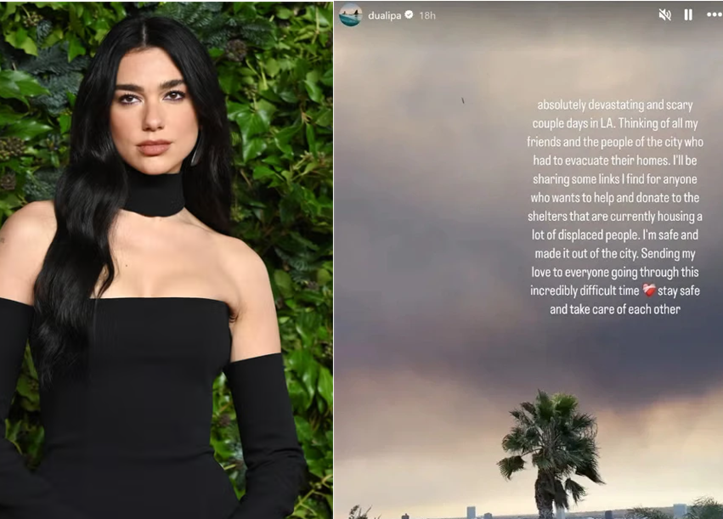 Dua Lipa largohet nga Los Angelesi: Ditë të frikshme, por jam e sigurt