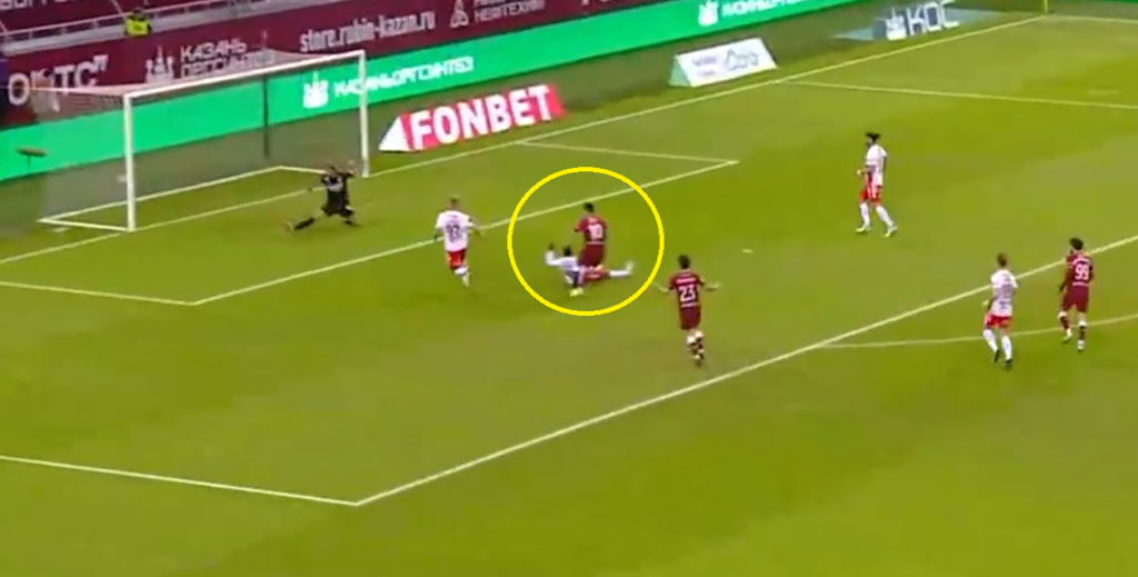 Mirlind Daku shënon gol të bukur kundër Spartak Moscow-it