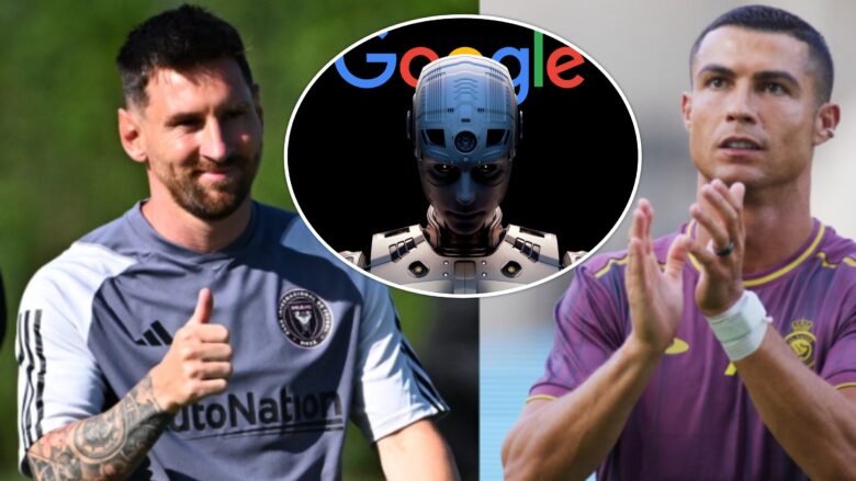 Google AI u pyet nëse Lionel Messi është më i mirë se Cristiano Ronaldo – përgjigja ka befasuar shumë tifozë
