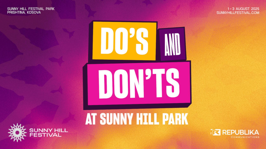 Gati për Sunny Hill Festival? Ja çfarë mund të merrni me vete