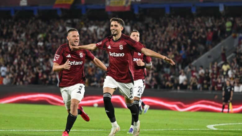 Albion Rrahmani me formë spektakolare në Çeki, shënon golin e fitores për Spartan