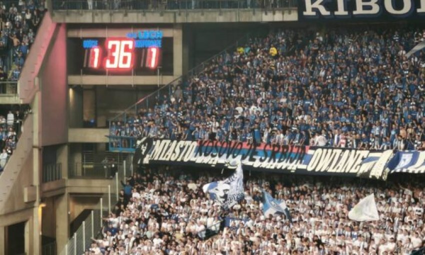 UEFA gjobit skuadrën polake pas banerit skandaloz ndaj Kosovës në ndeshjen me Zvezdën