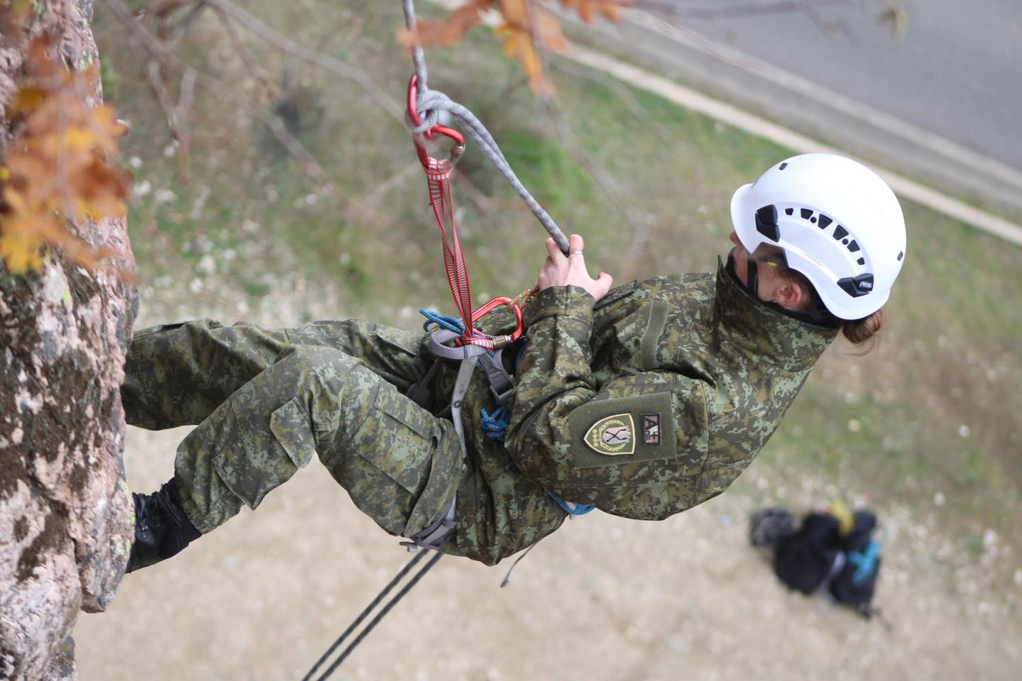 KSF soldiers with advanced training for mountain search and rescue