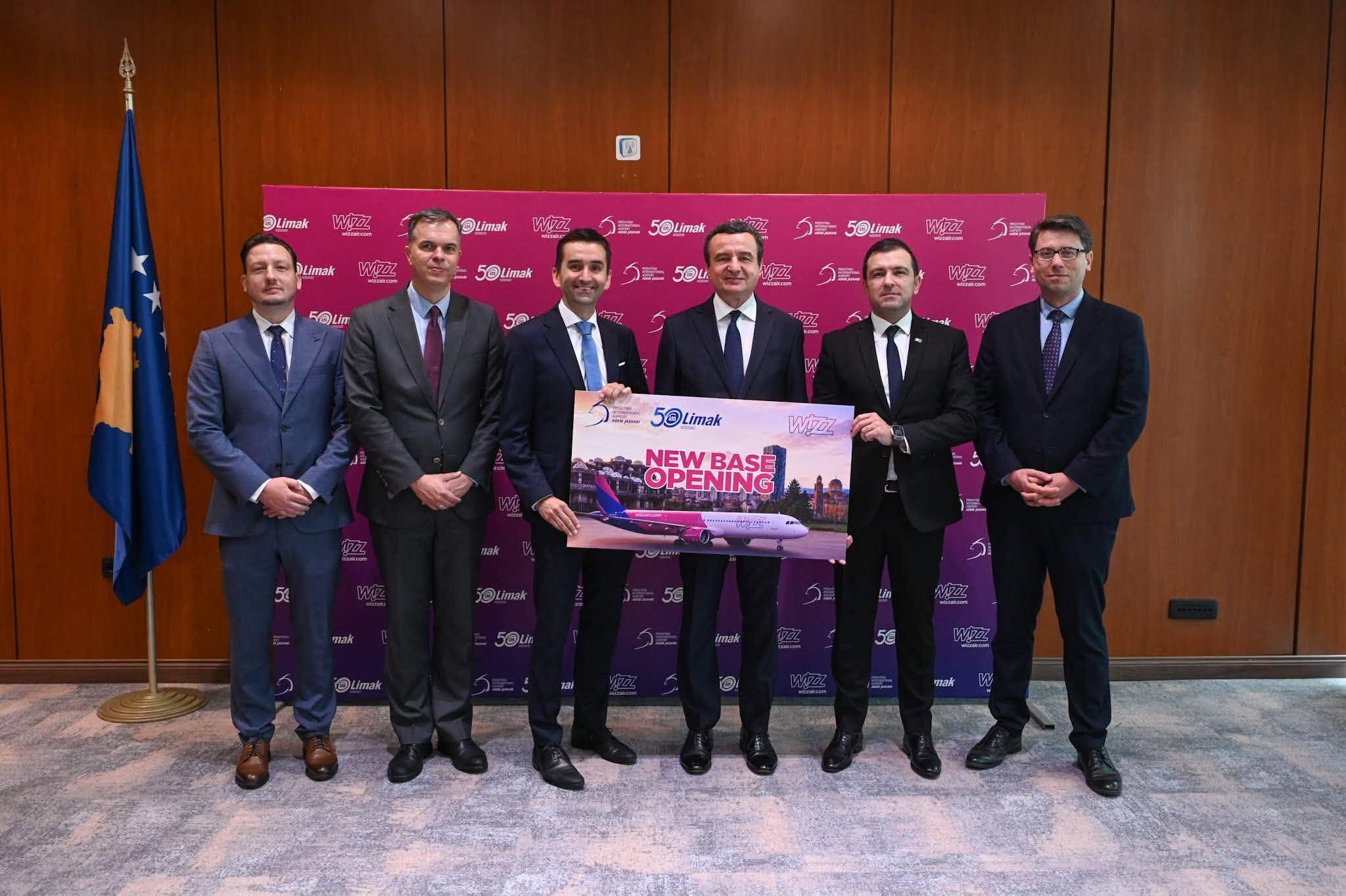 Wizz Air hap bazën operative në Prishtinë, investon rreth 100 milionë dollarë