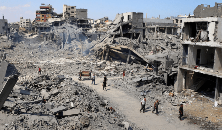 gaza-baza-ushtarake-eshte-ndertesa-e-pare-qe-ndertohet-nga-bordi-i-paqes-i-trumpit